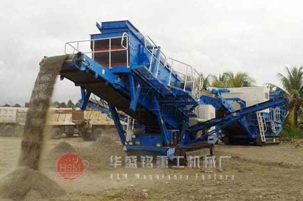 履帶式移動制砂機